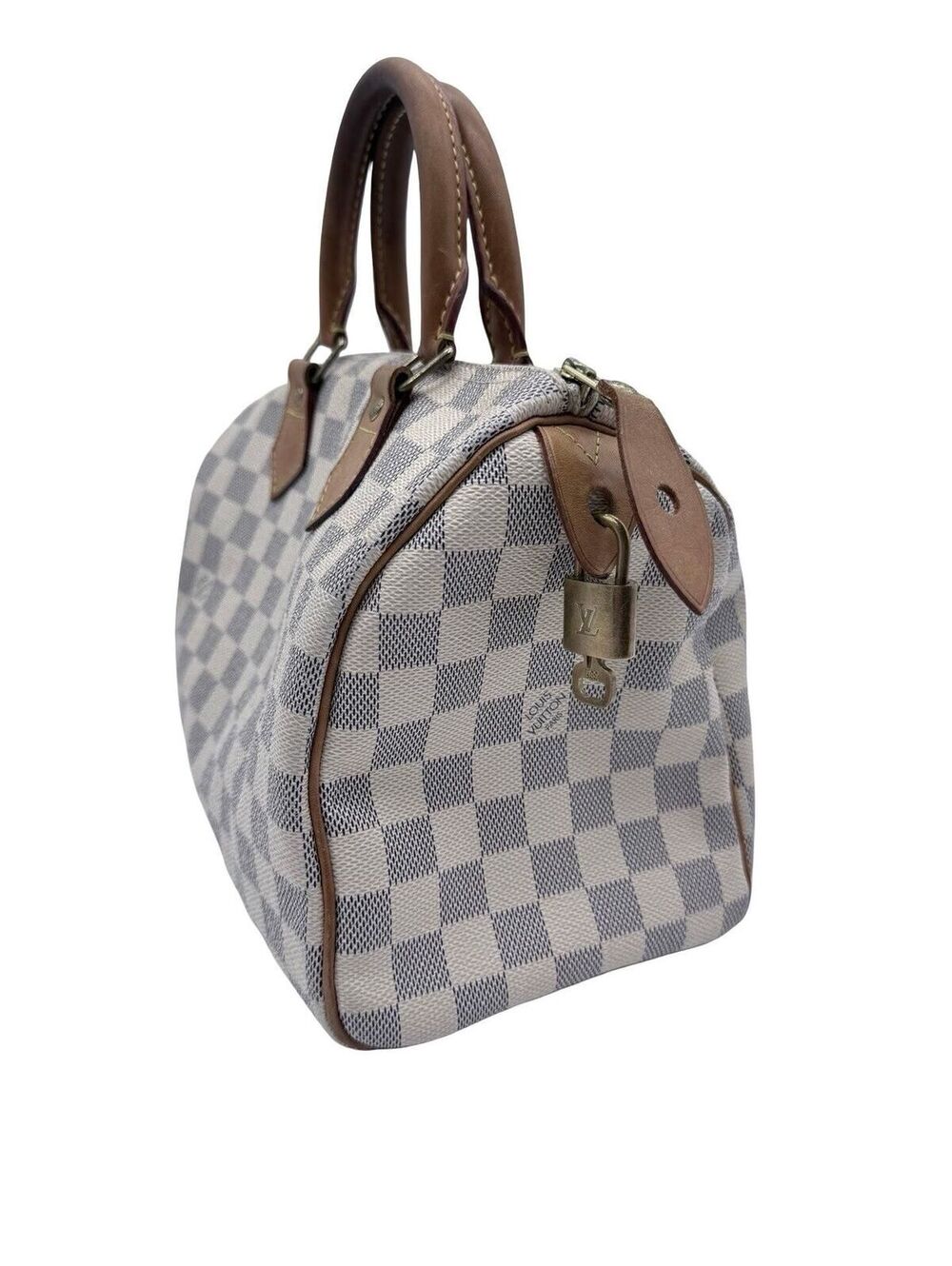 Louis Vuitton Speedy 25 |Damier Azur canvas pattern